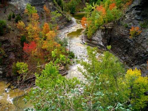 Taughannock Falls - Upper Gorge October 2005